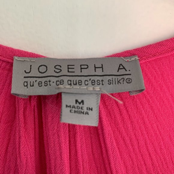 NWT Joseph A boho blouse - crochet crinkle top - Picture 6 of 10